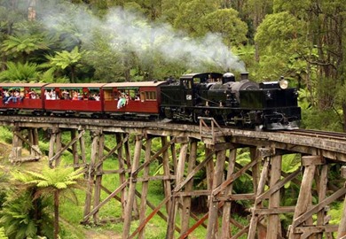 Puffing Billy steam train Puffing Billy steam train